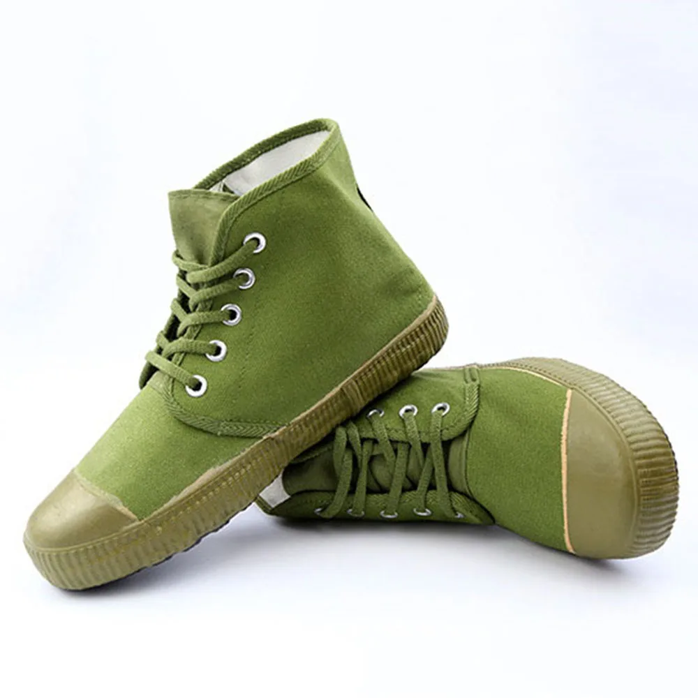 CHINESE ARMY PLA TYPE 65 LIBERATION HIGH SHOES CANVAS BOOTS