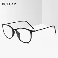 BCLEAR nuevo ultraligero TR90 gafas Unisex moda delgada Retro hombres mujeres montura óptica gafas 2212 gafas graduadas caliente