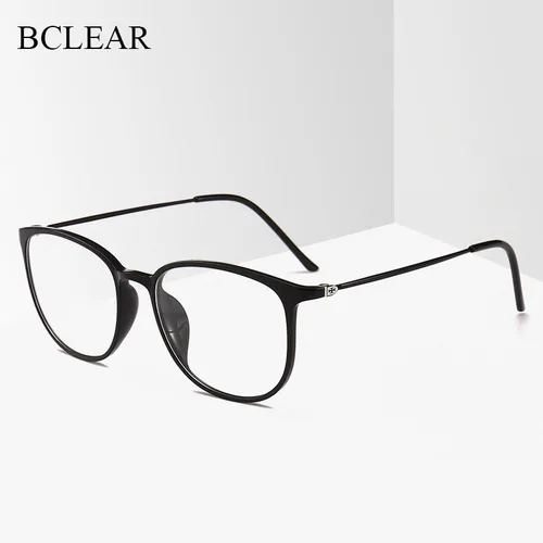 BCLEAR nuevo ultraligero TR90 gafas Unisex moda delgada Retro hombres mujeres montura óptica gafas 2212 gafas graduadas caliente