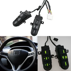 Red Green Backlight Steering Wheel Audio Control Switch 36770-SNA-A12 36770SNAA12 Cruise For Honda Civic Jazz /Fit 2006-2011