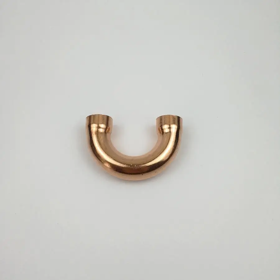 

Copper 180 Elbow Plumbing Pipe Fitting Water Gas Oil Scoket Weld Coupler End Feed 180 Deg 28mm x1.2mm x88