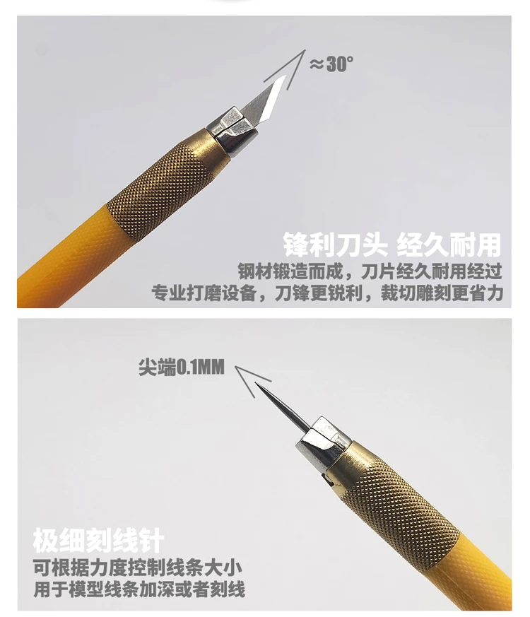 Mecha Military Model Tool Narrow Mouth Pen Knife Carving Knife