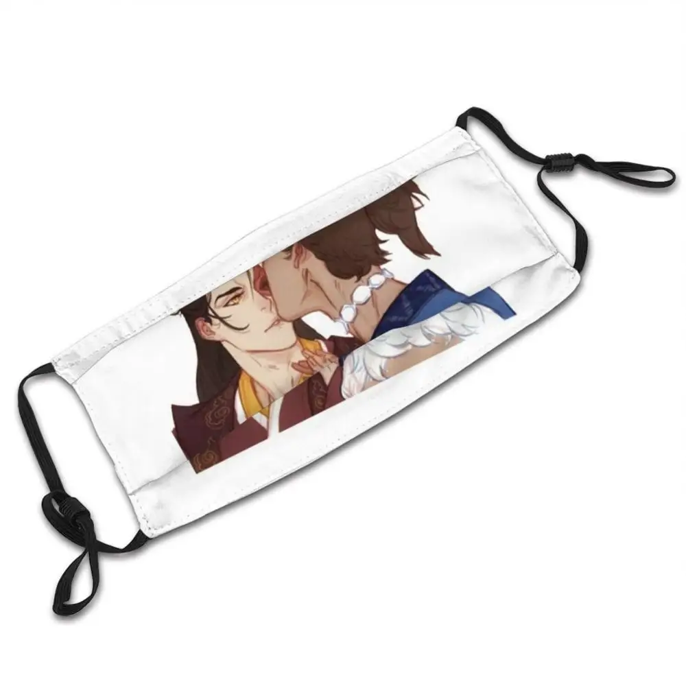 Zukka Eye Kiss Mask ผ้า Reusable Print Filter ล้างทำความสะอาดได้ Zukka Zuko Airbender ครั้งสุดท้าย