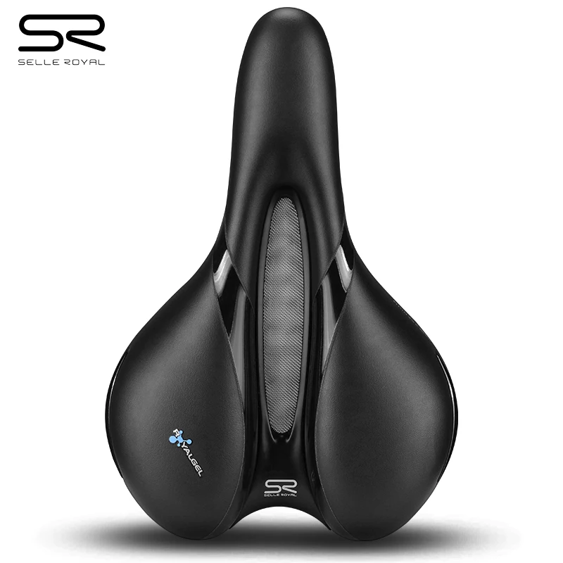 SELLE ROYAL Bike Bicycle Saddle Cycling MTB Road Bike Bicycle Rail Hollow Seat Breathable Soft ROYALGEL Silica Gel Cushion