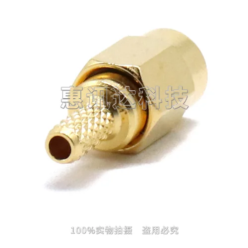 5Pcs Ssma Male Krimp Voor RG316 RG174 LMR100 -1.5 Cable Straight Rf Coaxiale Connector Adapters