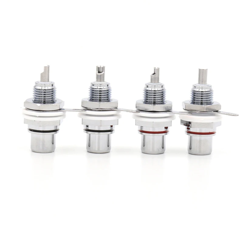 10pcs presa RCA placcata rodio RCA femmina montaggio a pannello spina terminale Audio telaio per montaggio a pannello RCA