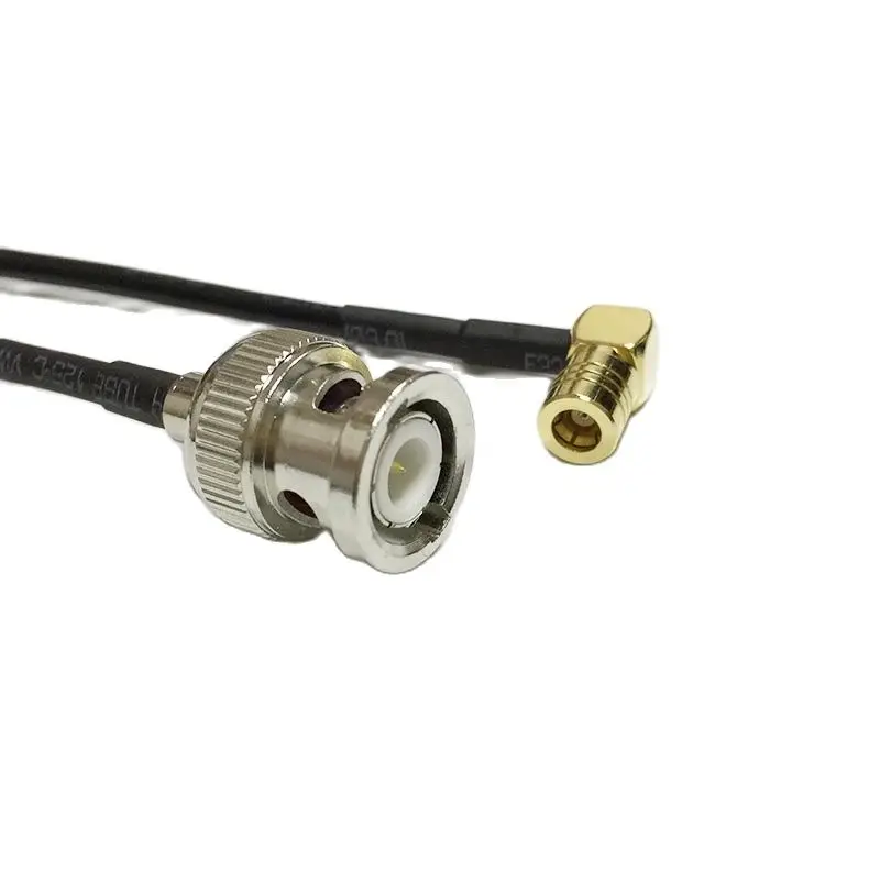 

New Modem Coaxial Pigtail BNC Male Plug Connector Switch SMB Female Jack Right Angle Connector RG174 Cable 20CM 8" Adapter