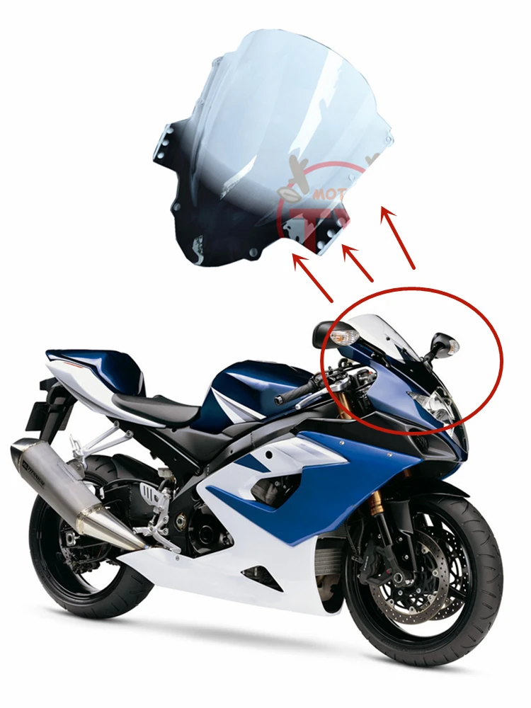 For Suzuki GSX-R1000 GSXR1000 GSX-R GSXR 1000 K5 K6 05-06 2005 2006 Motorcycle Windshield Spoiler Deflector Protector 2 colors