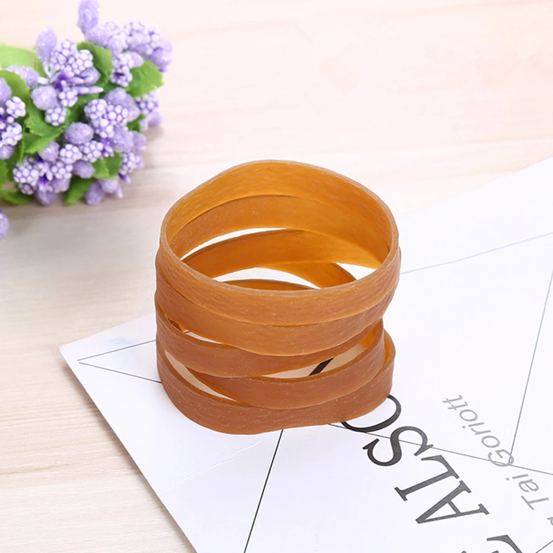 50Pcs Rubber Bands,50*8mm Elastic Bands,Stationery Holder Package Supplies Rubber Rings for School Home or Office Band