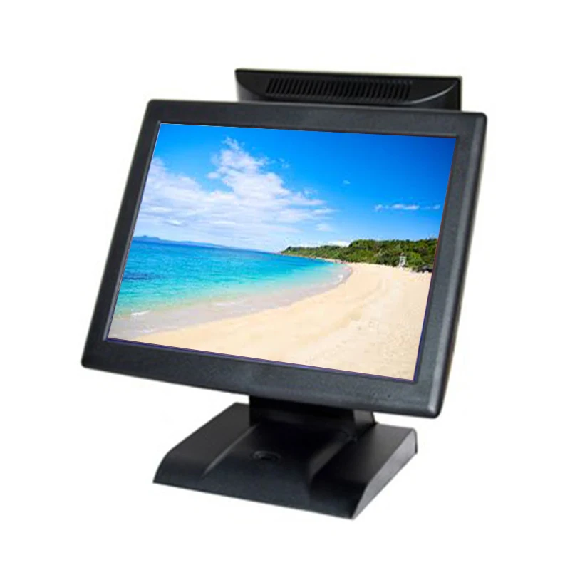 ComPOSxb high speed  good quality Dual screen pos all in on pc for supermarket cash drawer thermal printer on sale