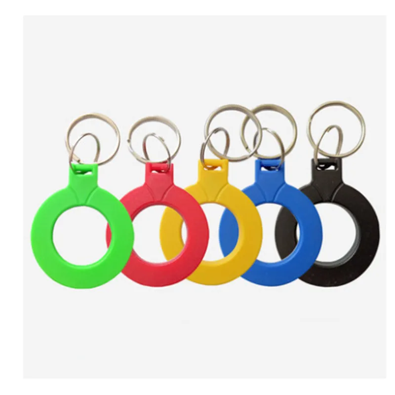 5Pcs/Lot 13.56Mhz IC M1 S50 Keyfobs Tags Access Control Card Token Attendance Management ABS Waterproof Keychain