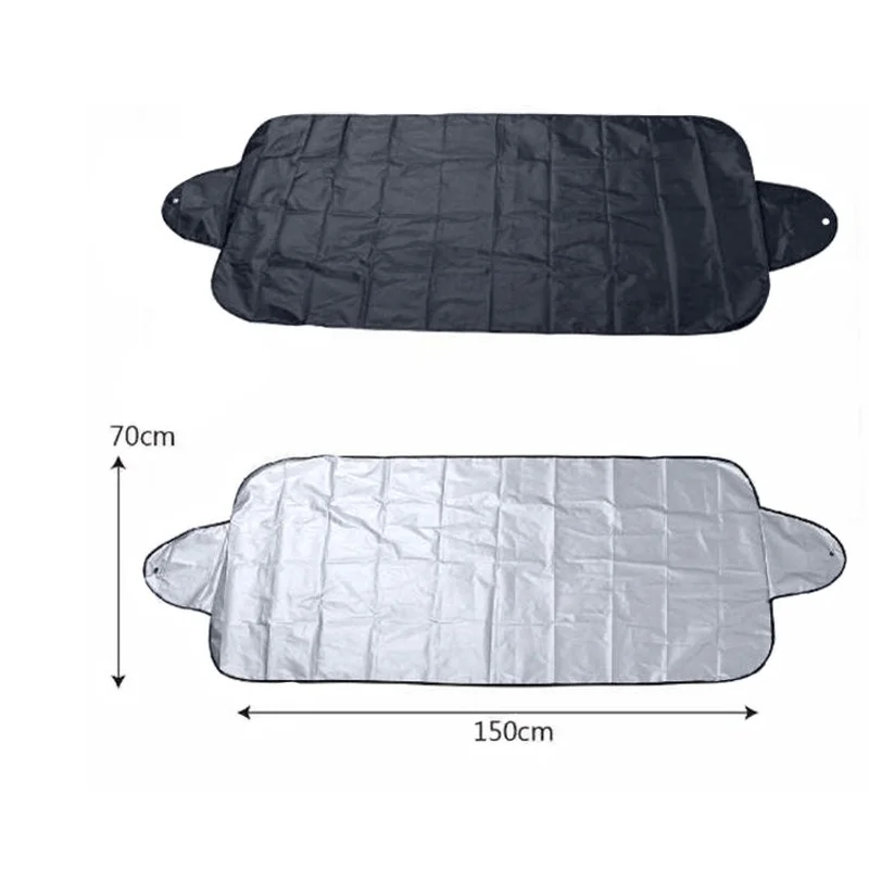 Car Windshield Snow Cover Sunshade Anti-UV Universal Winter Ice Frost Freezing Protector Front Windscreen Cover 150x70cm