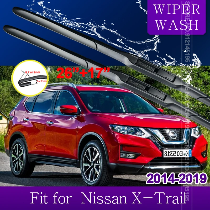 

Car Wiper Blades for Nissan X-Trail T32 2014~2019 Front Windscreen Windshield Wipers Car Accessories 2015 2016 2017 2018 X Trail