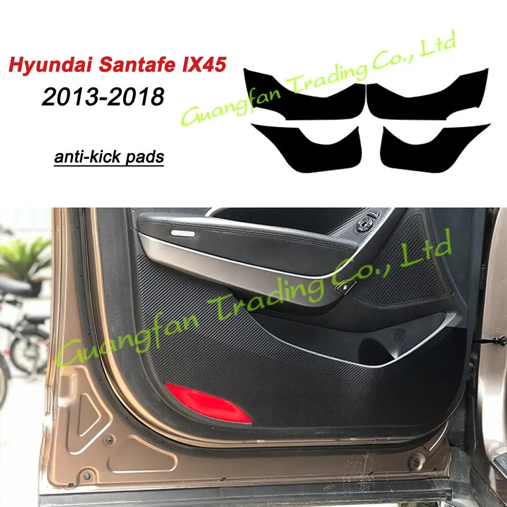 For Hyundai Santa Fe IX45 2013-2019 Car-Styling 3D/5D Carbon Fiber Car Interior Center Console Color Molding Sticker Decals