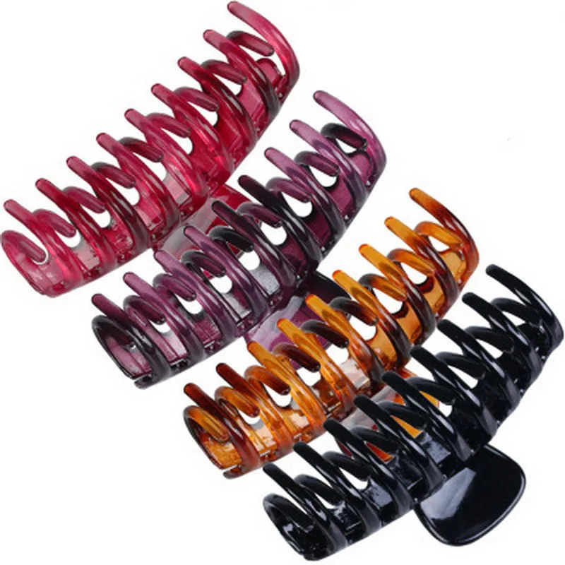 1PC Korean Large hair claw clip for women Elegant Acrylic Hairpins Big Size Hair Crabs Clamps girls Barrette Fashion Accessories