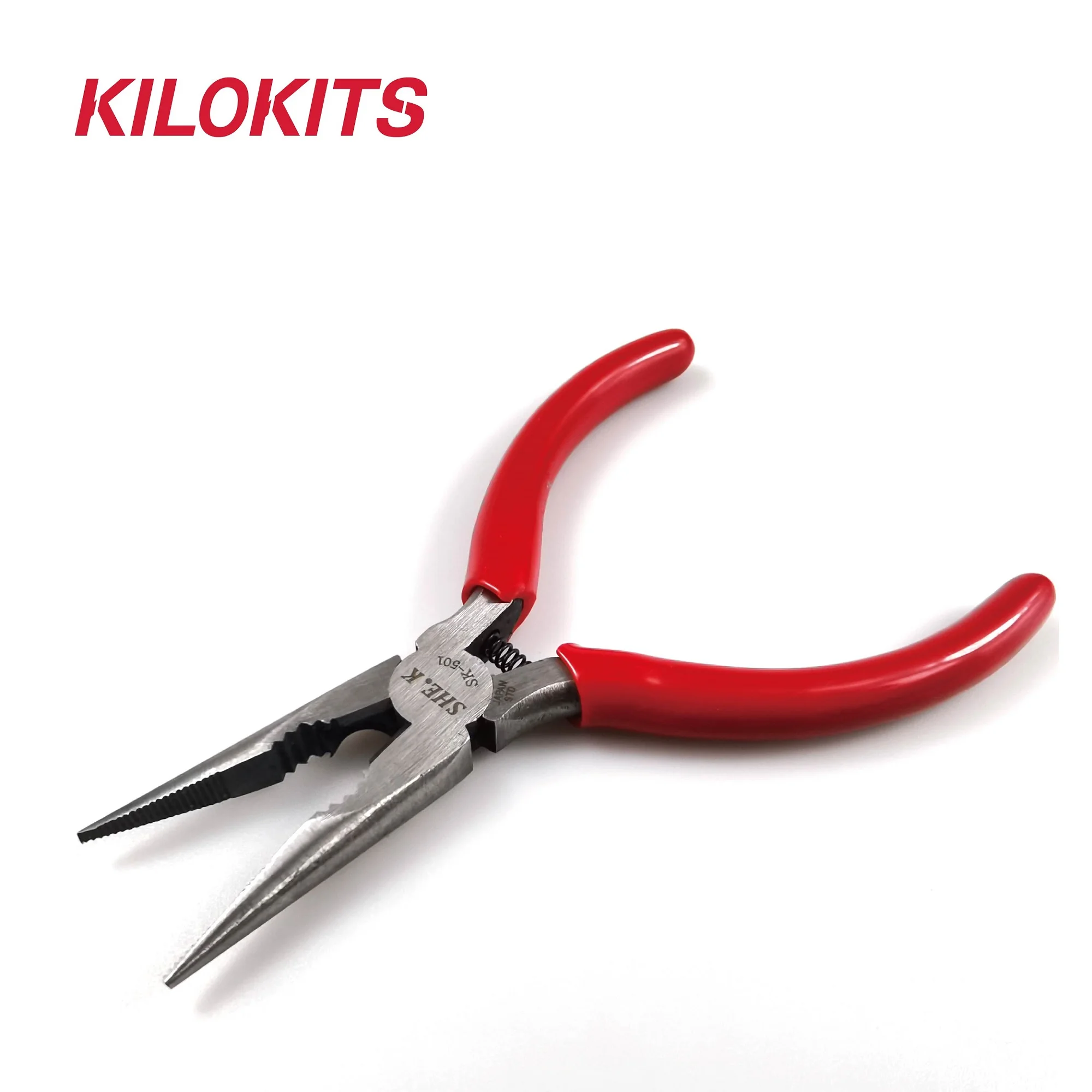 Long Nose Pliers with Cutter