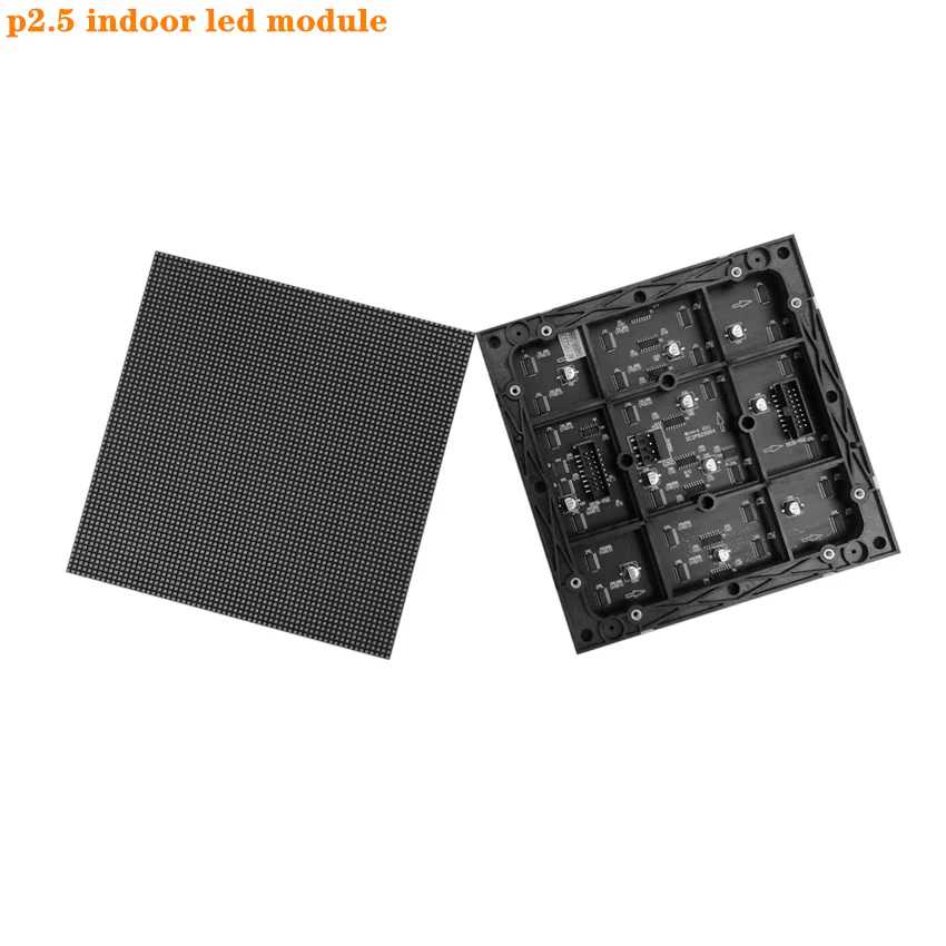 Led Matrix Module Indoor P2.5 HD Led Sign Led Ekran160x160mm Rgb Full Color untuk Indoor Gabinete Ruang Rapat