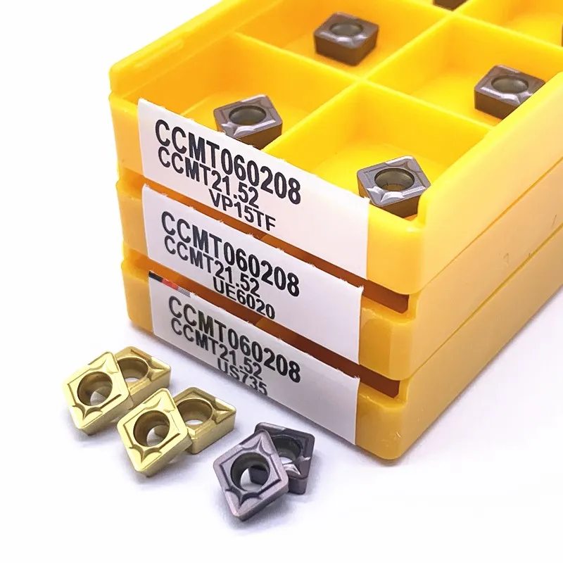 CCMT060204 VP15TF UE6020 US735 Carbide Lắp CCMT060208 IC907 IC908 CNC Nội Bộ Biến Xay Công Cụ Dụng Cụ Mài Dao CCMT 060204