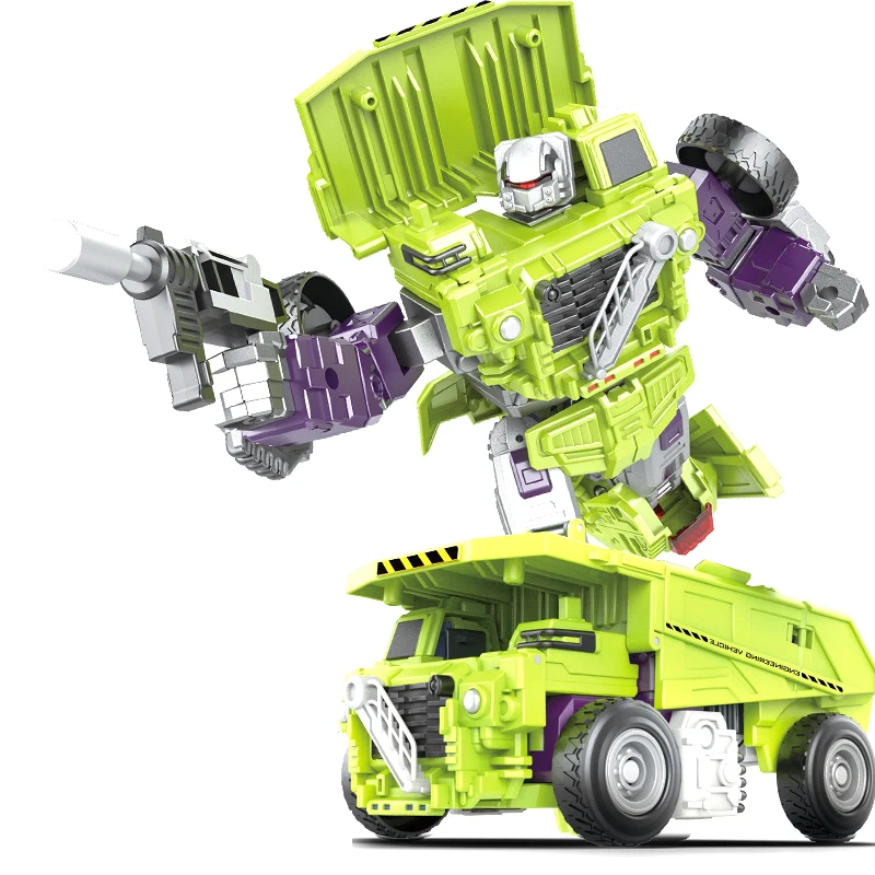 Transformatie Devastator Hercules 6In1 Action Figure Speelgoed Oversized Movie Model Vervorming Ko 8008 Auto Robot Figma Gifi Voor Kids