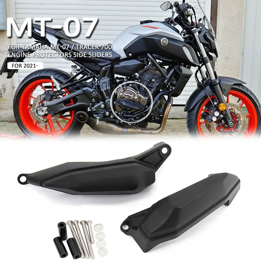 

Tracer 7 Motorcycle Engine Protection Side Frame Sliders Crash Pad Falling Protector For YAMAHA MT-07 Tracer 700 2015-2021 2020