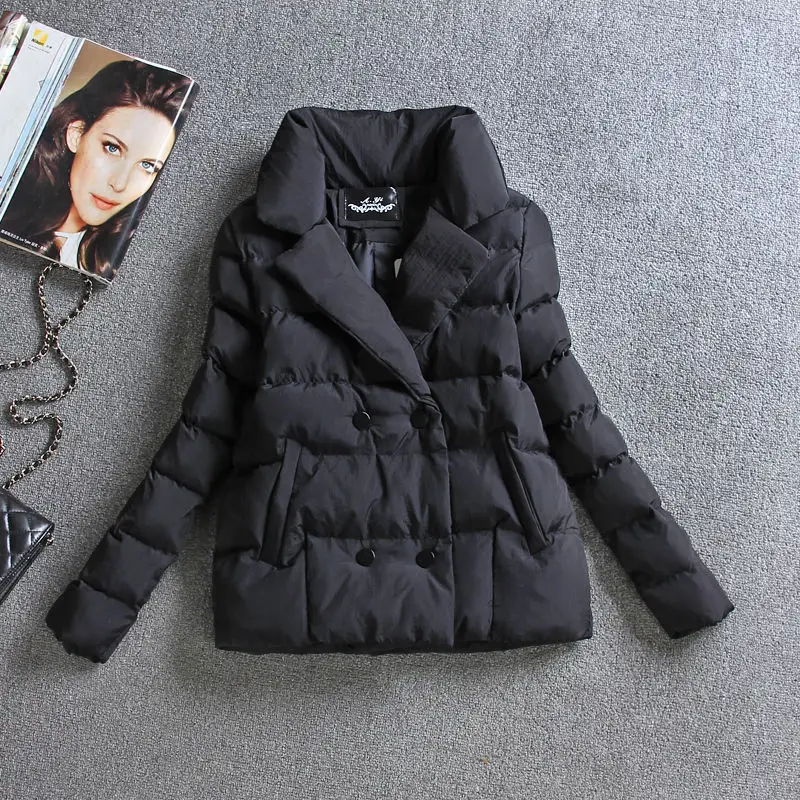 Cotton-padded Short 2020 Autumn and winter new slim down cotton-padded jacket women winter thickening jacket