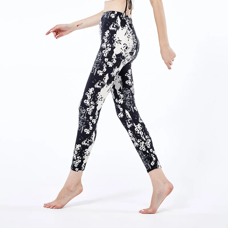 NDUCJSI – Legging Sexy imprimé à rayures pour femmes, kaki, Slim, taille haute, pantalon de Fitness