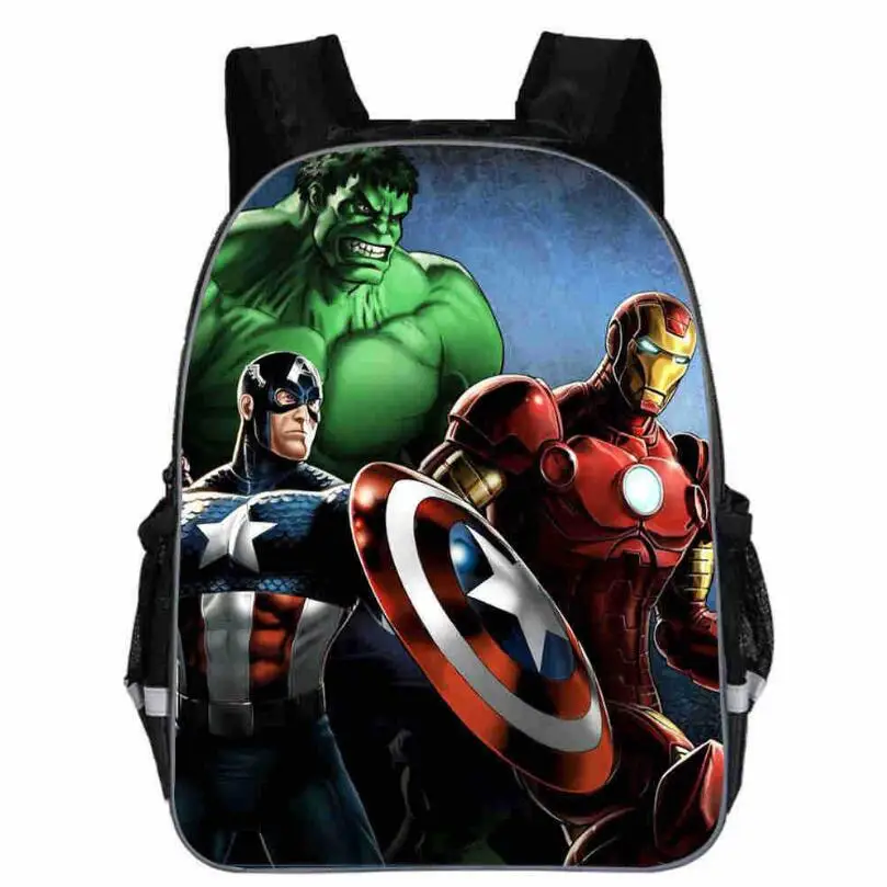 11-16-inch bag Mochilas Avengers backpack For Teenage Boys Children School Bags Heroes Cartoon Backpack Captin America Bags