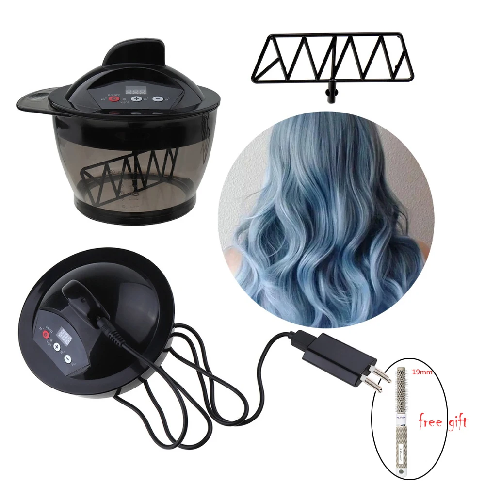 Professional Hair Color Dyeing Electric Hair Coloring Automatic Mixer Hairs Color Cream Mixing Bowl Hairdressing Tool Device