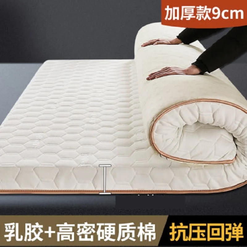 Luxury Latex Sponge Filling Mats Strong Support Mattress 8cm/4cm Thick Comfortable Perfect Super Mattresses Folding Bed Tatami