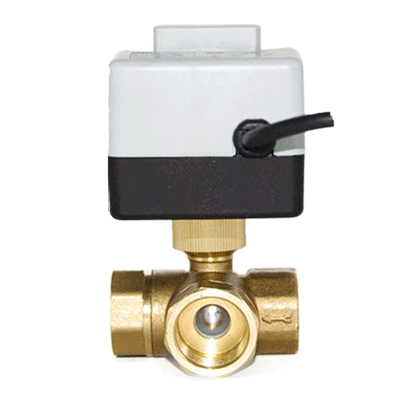 

3/4" Manual-Automatic Integrated Electric Ball Valve Three-Way Three-Wire Two-Control 220VAC