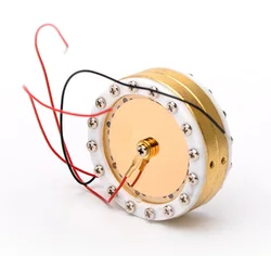 34mm dual side large golden diaphragm microphone capsule center wire for DIY studio microphone