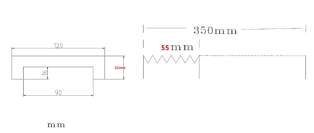 Lathe, cnc machine tools dust protection cover, internal: 90X16,external:120x31,Lmax: 350 mm