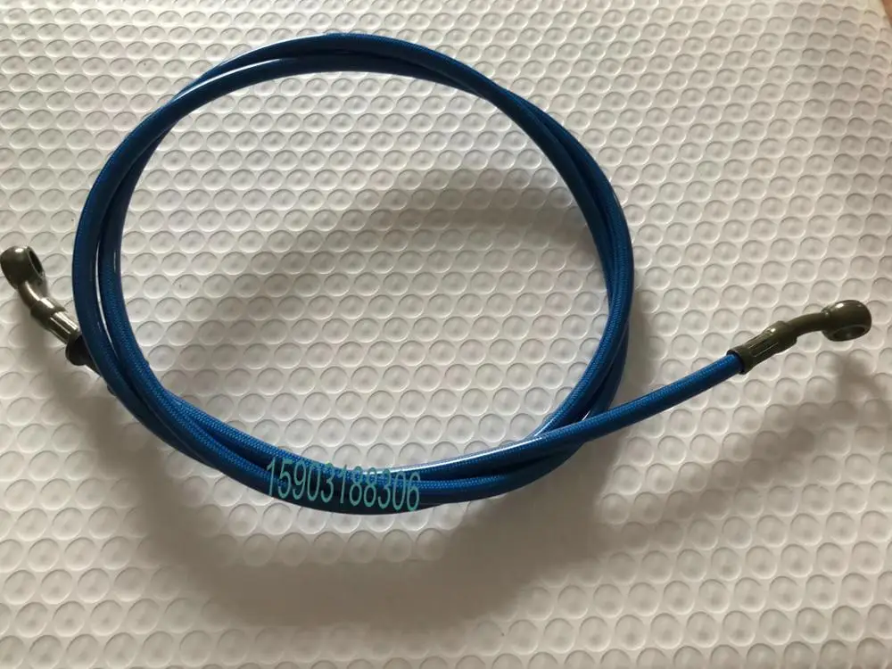 AN3 Stainless Steel Braided Brake Hose 70cm Length Motorcycle Brake Clutch Oil Lines Pipes for Custom Chopper Bikes