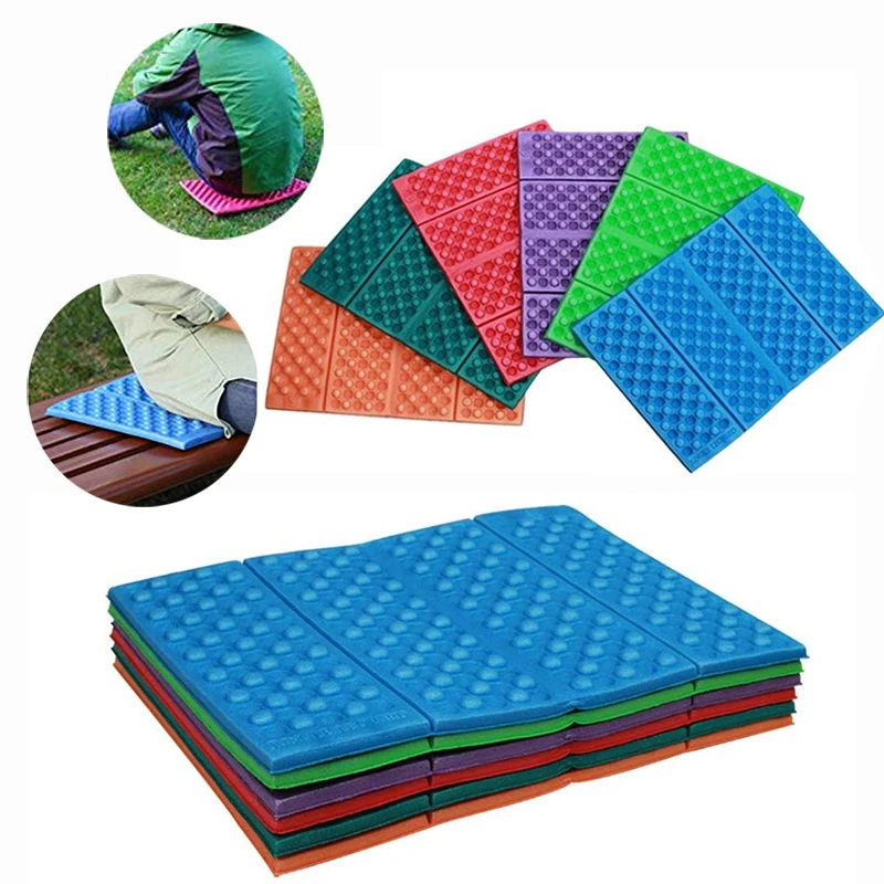 Outdoor Camping Mat Foldable Beach Mat Seat Moisture proof XPE Portable Cushion Waterproof  Mattress Foam Pads Yoga Picnic Mat