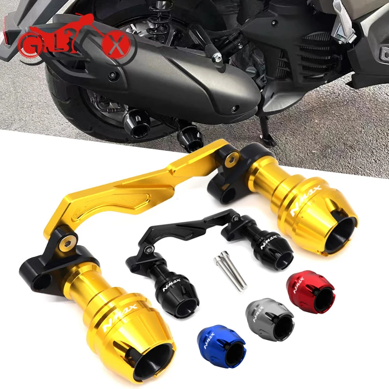 

Motorcycle Accessories For YAMAHA NMAX155 NMAX125 N-MAX NMAX 155 125 Front Rear Wheel Axle Fork Crash Sliders Fall Protection