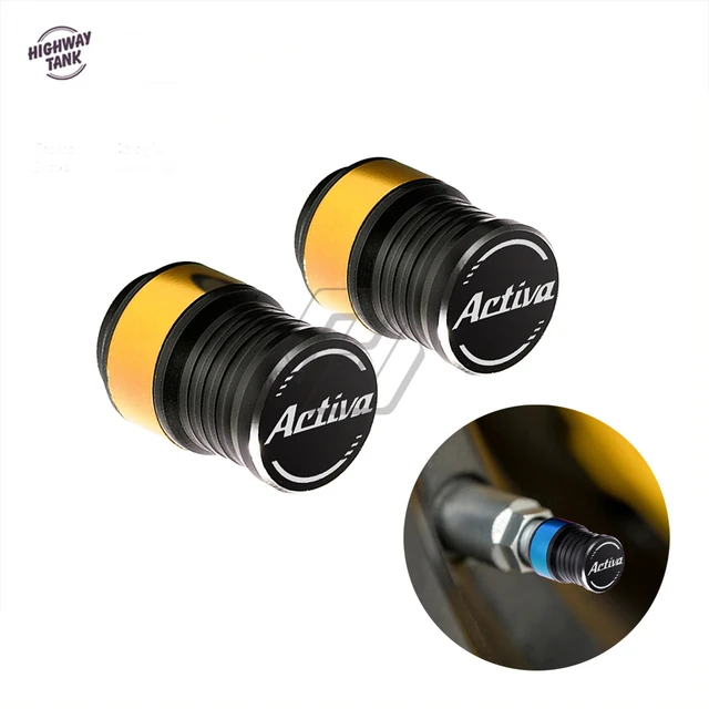 Motorcycle Accessories Wheel Tire Valve Caps Case For Honda Activa 125 Scooter Rim Covers Ornamental Mouldings AliExpress