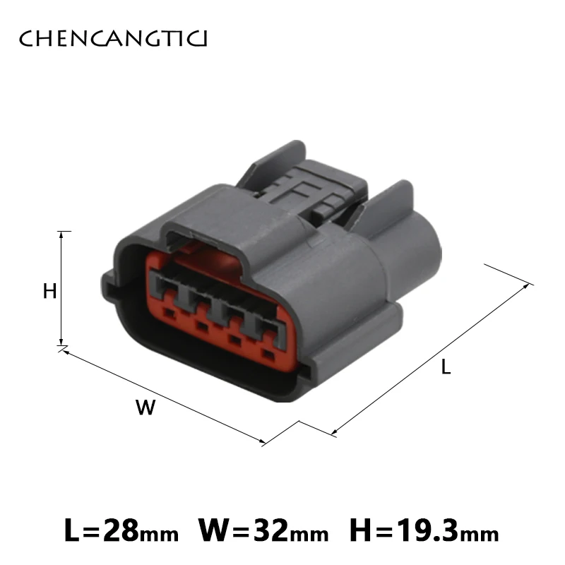 1 Set 4 Pin Automotive Waterproof Wire Harness Connector Auto Oxygen Sensor 2.2MM Plug for Nissan Sr20det CAS 6098-0144