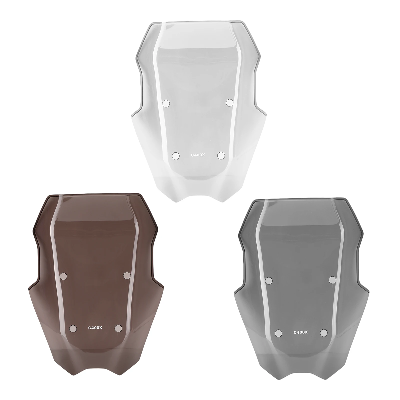 

Topteng ABS Plastic Motorcycle Windshield WindScreen fit for BMW C400X 2019-2023 Motorcycle Accessories