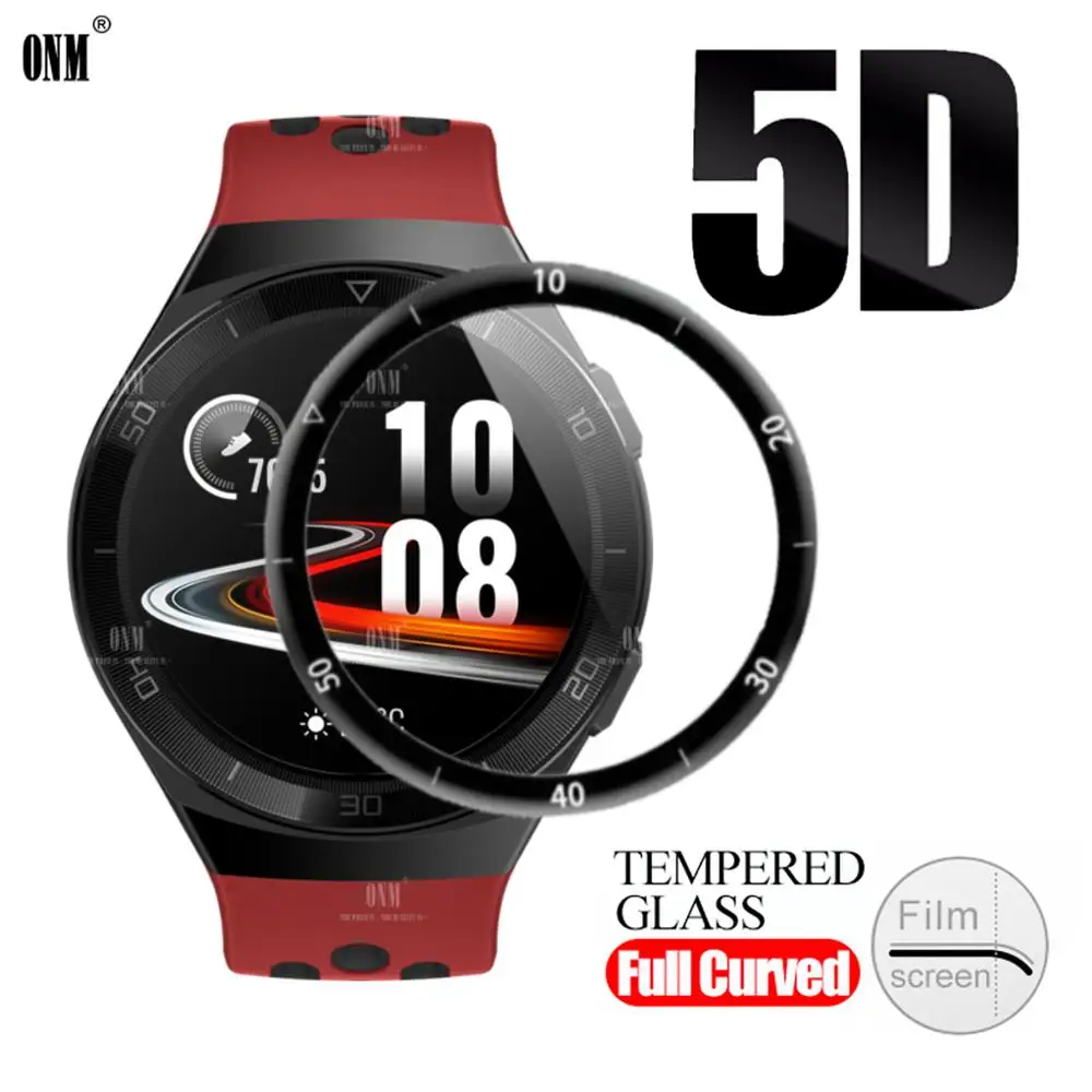 5D Curved Edge Full Coverage Soft Protective Film Cover For Huawei Watch GT2E GT 2e Sports Vitality Screen Protector (Not Glass) for vivo iqoo 12 5g 2pcs imak curved full screen hydrogel film protector