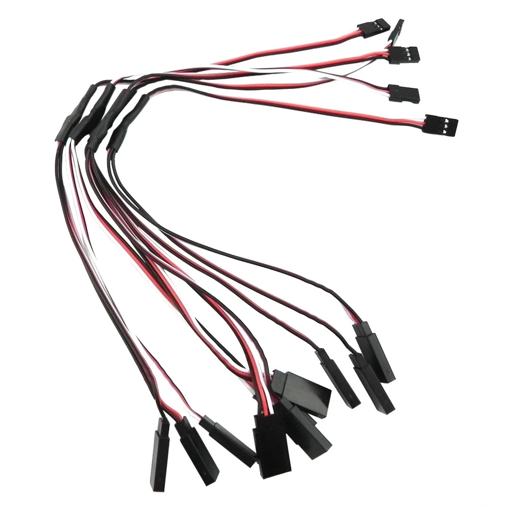 5pcs/lot 100/150/200/300/500mm RC Servo Y Extension Cord Wire Cable Lead Wire For RC Servo JR Futaba RC Car Helicopter Servo