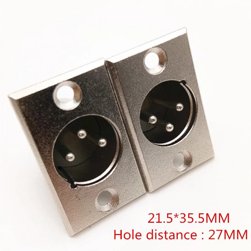 Three-core, four-core, five-core cannon socket 3PIN 4PIN 5PIN cannon three-core Male/ Female socket XLR panel mounting socket