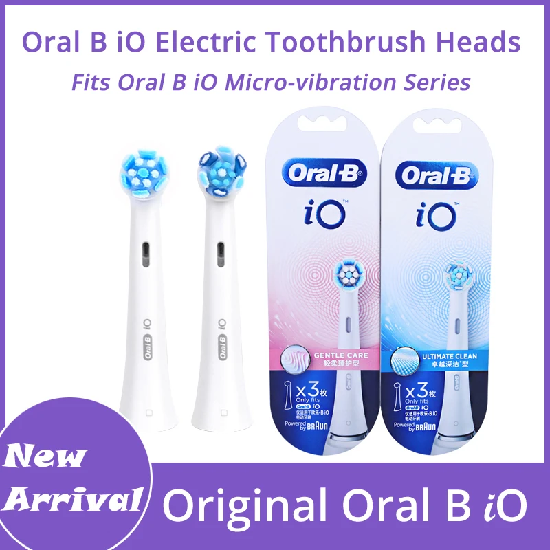 Oral B Electric Toothbrush Heads for iO Series Toothbrush Super Clean Teeth White Teeth Replacement Brush Head 3 Pieces/pack