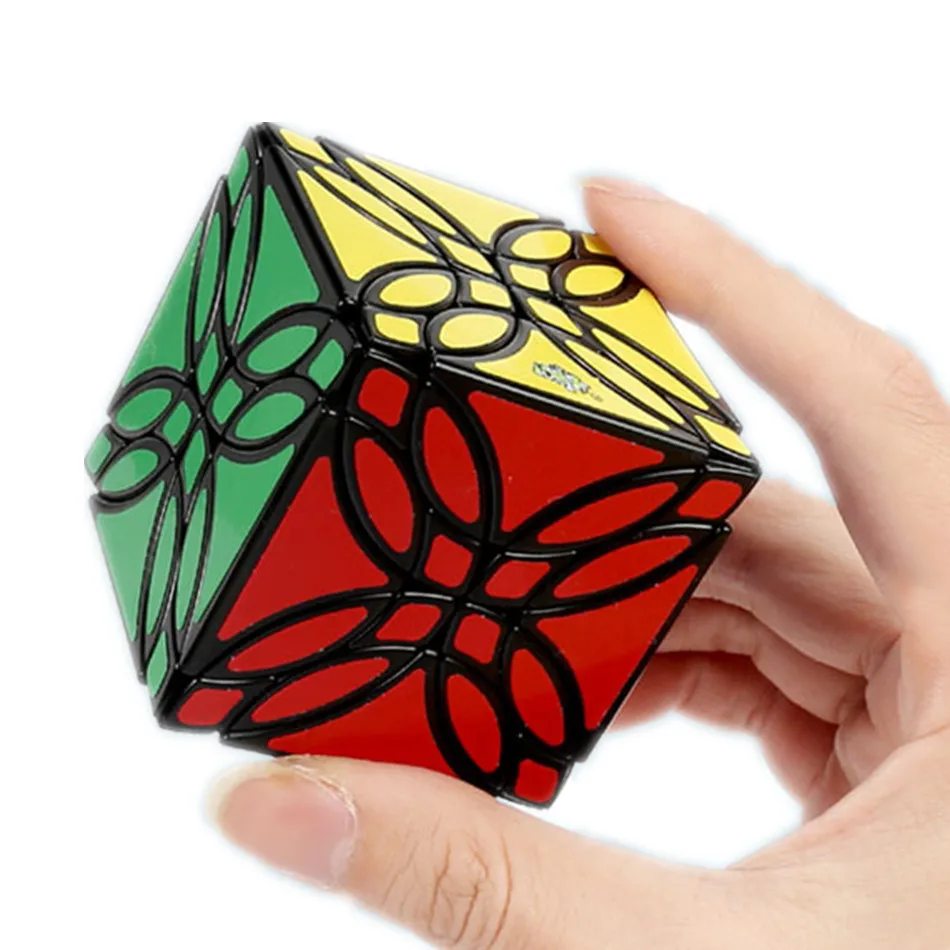 LanLan Master Clover Cube Black Sticker Cubo Magico Xmas Gift Idea Puzzle Toy For Children Kids Gift Toy