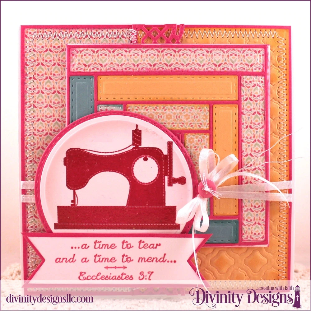 Log cabin quilt Metal Cutting Dies  Embossing Scrapbooking Stencil Craft Cut Die For DIY Card Crafts Handmade image 3