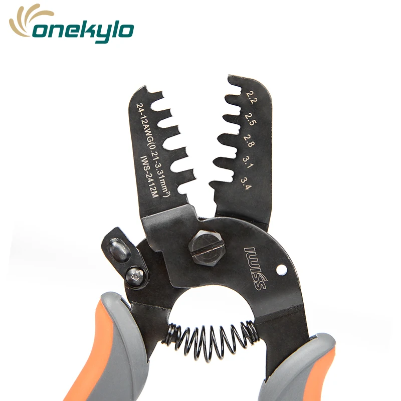 IWS-2412/2820 Mini Micro Open Barrel Crimping Tools Crimper Terminal Pliers JAM, Molex, Tyco, JST Terminals and Connectors