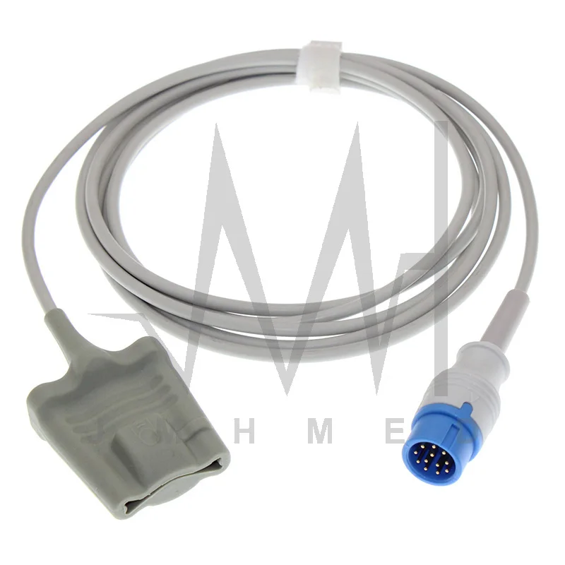 Compatible with spo2 Sensor of Comen C100 C100A C21 C30 C50 C70 C80 NC3 NC5 NC8 NC12 NC19 Patient Monitor Oximetry Cable 12pin