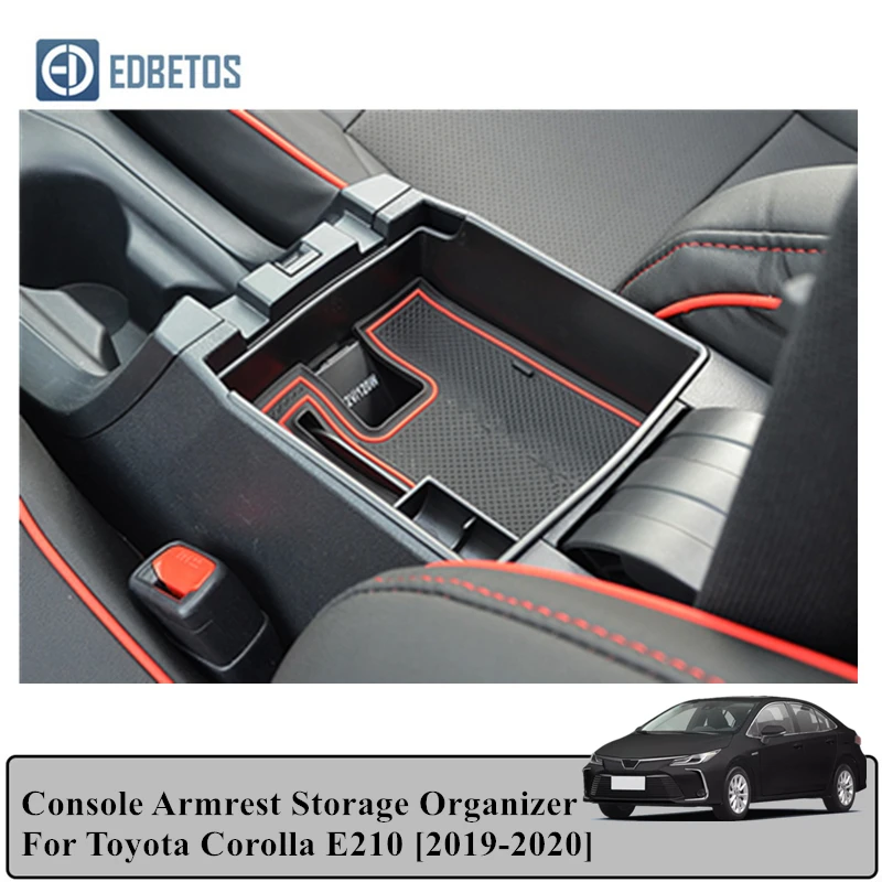 

For Toyota Corolla E210 2019 2020 Console Armrest Storage Organizer Car Accessories Interior Goods Savings Box For Coins