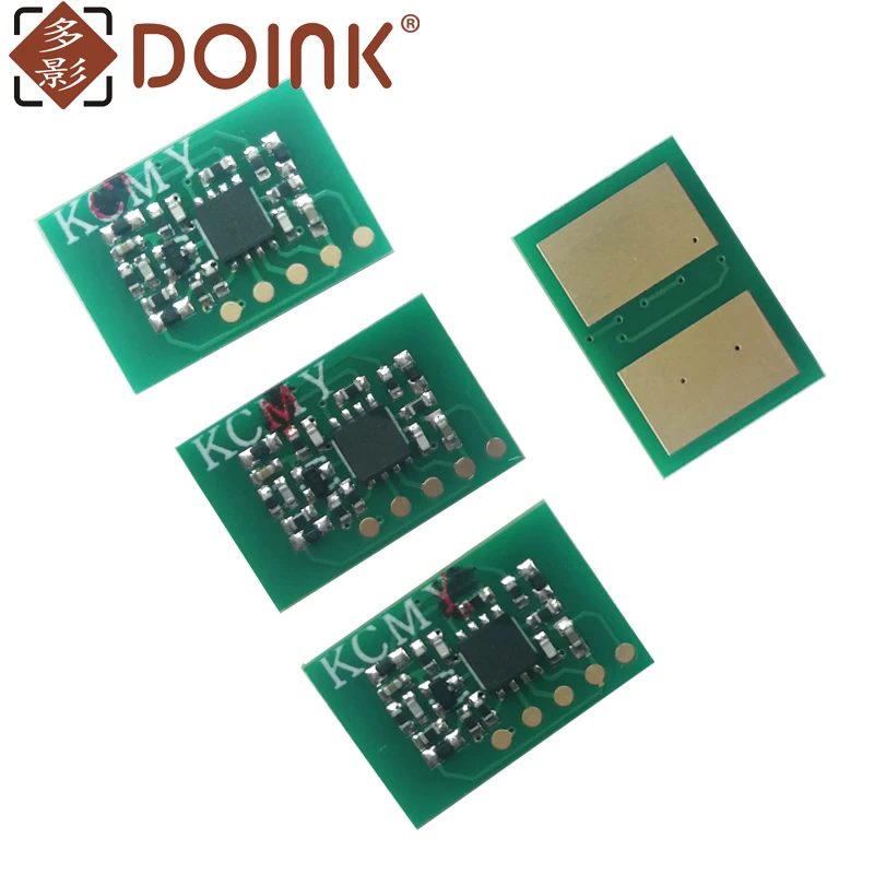 4 Stuks Toner Chip Voor Intec Colorsplash CS3000 CS4000 CS5000 Printer Ww 24K