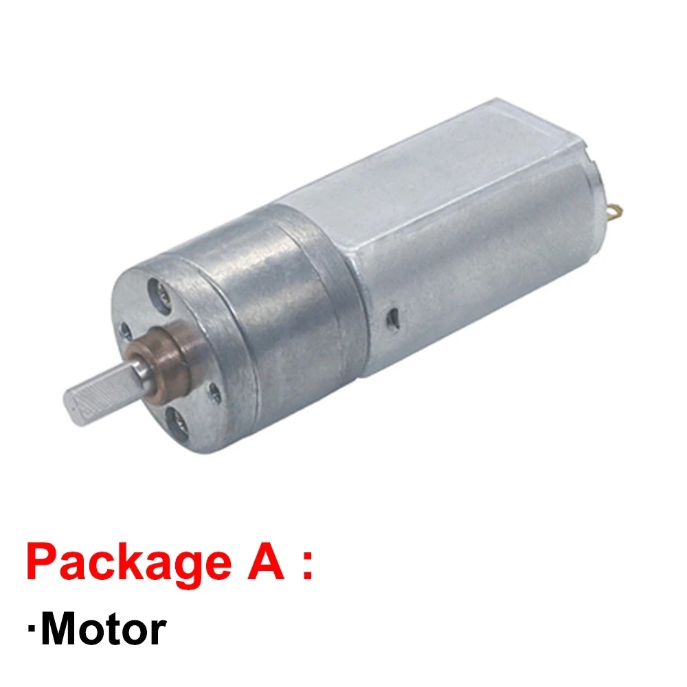 JGA20-180 DC Gear Motor 6V 12V Low Speed 10rpm To 344rpm PWM Controller Reversed Metal Gearmotor lElectric DIY Engine Robot