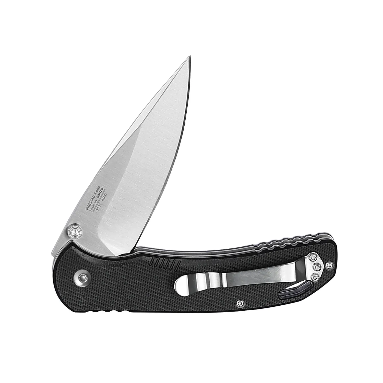 Ganzo F753M1 58-60HRC 440C blade G10 or carbon fiber handle folding knife Survival knife outdoor camping EDC tool Pocket Knife